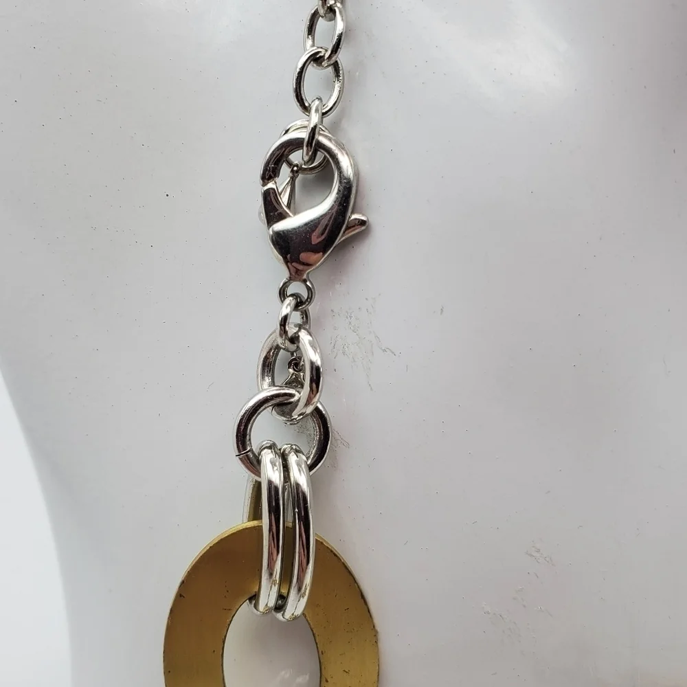 Premier designs retro hoop chain necklace‎ N2339